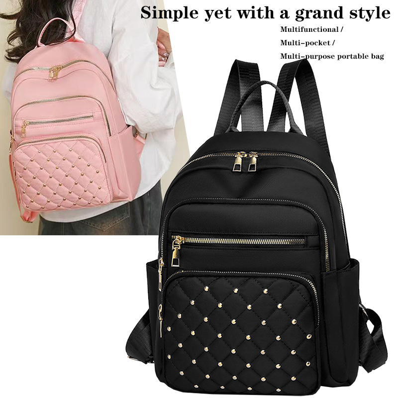 Canvas Backpack Casual - Alltagsrucksack aus weichem Stoff für Damen