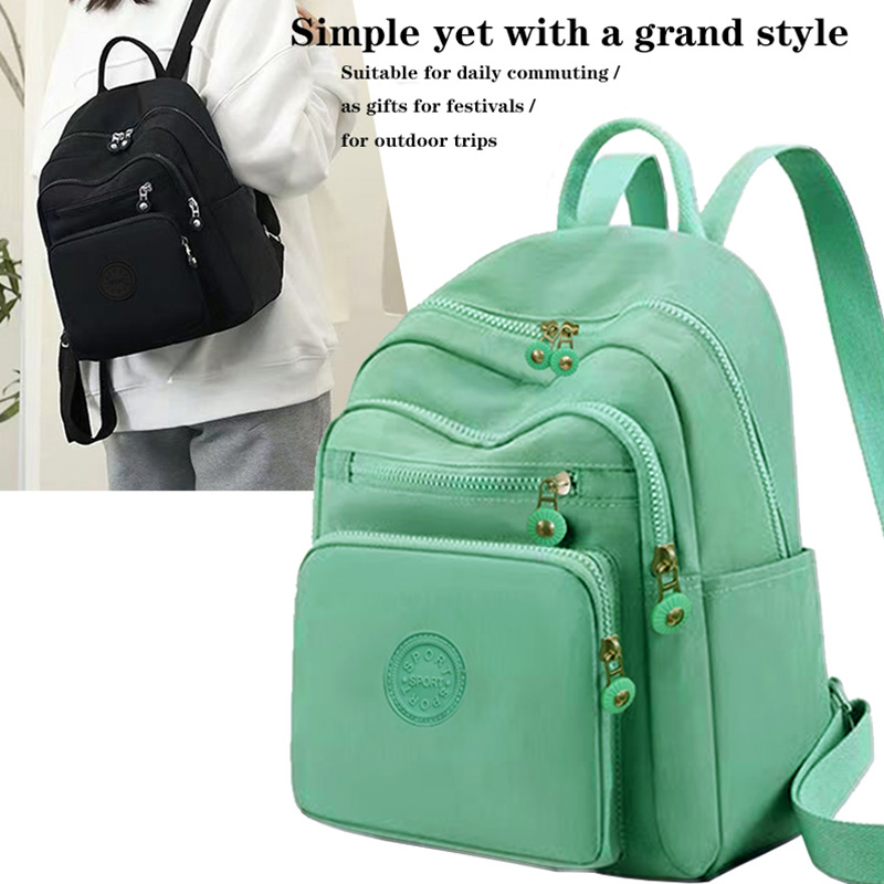 Canvas Backpack Casual - Eleganter, stilvoller, mehrfarbiger Rucksack, verstellbarer Riemen,