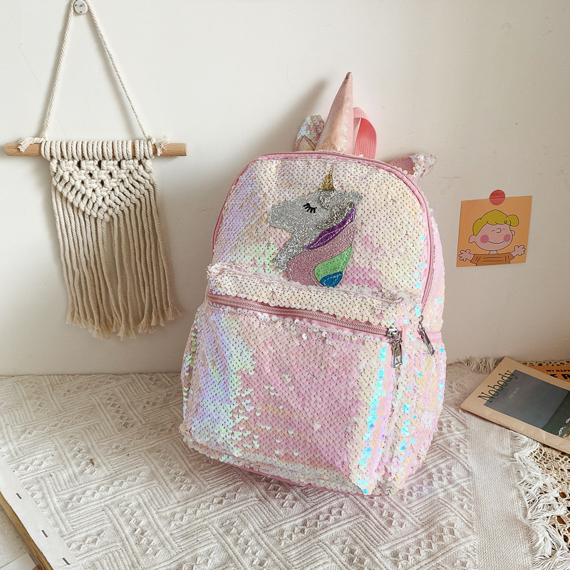 Pailletten-Einhorn-Rucksack Ro – Fashion Backpack Women Bewertung und Preis