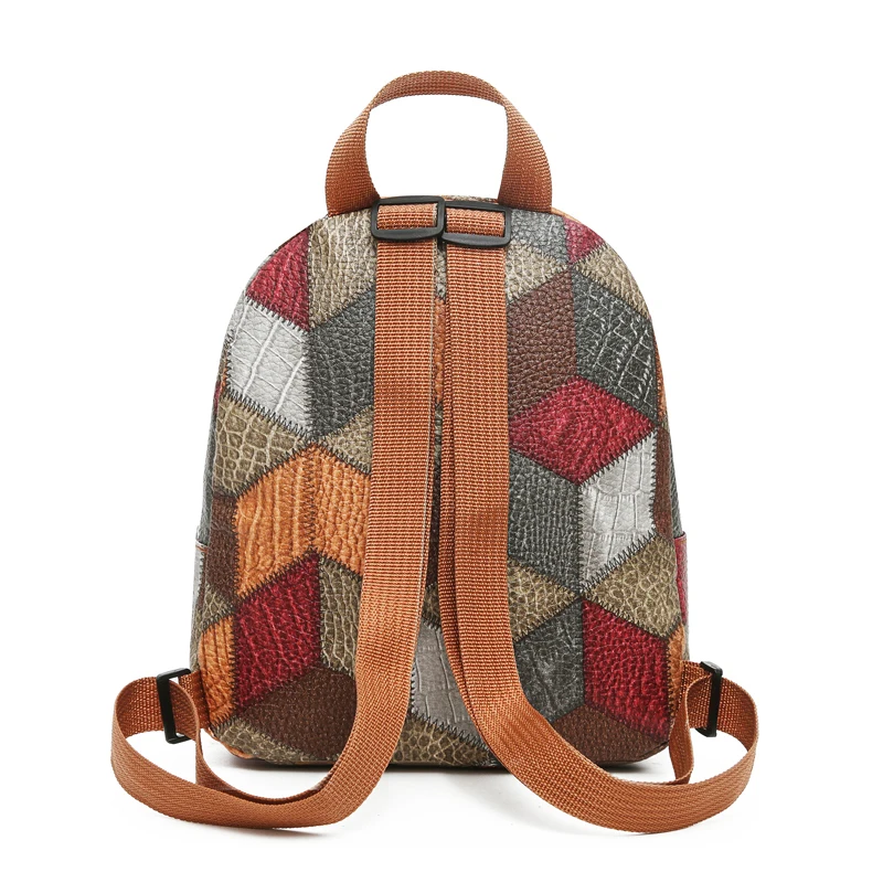 Stilvoller Damen-Patchwork-Ruc – Fashion Backpack Women Bewertung und Preis