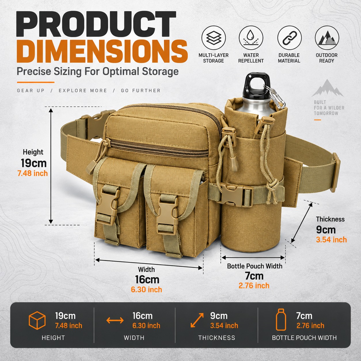 Multifunktionale Taktische Gür – Hiking Backpack Waterproof Bewertung und Preis