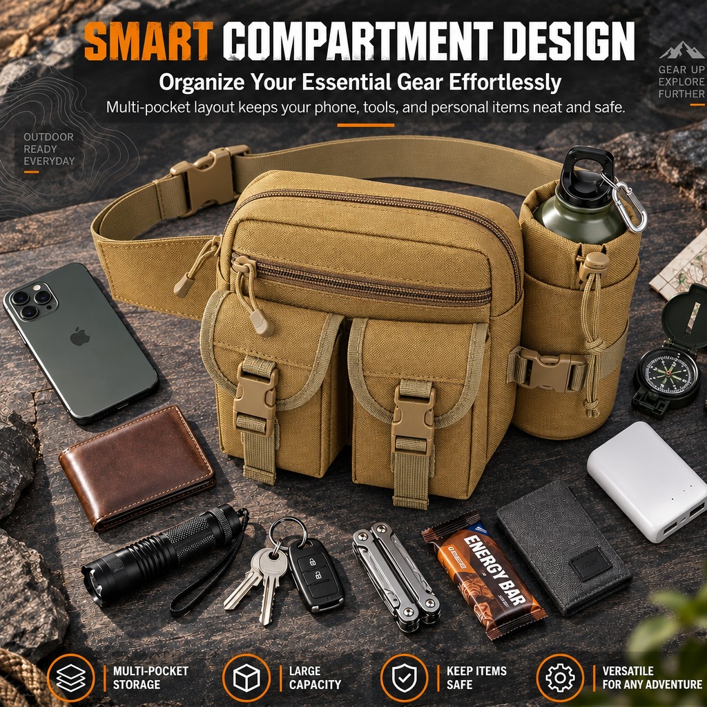 Multifunktionale Taktische Gür – Hiking Backpack Waterproof Bewertung und Preis