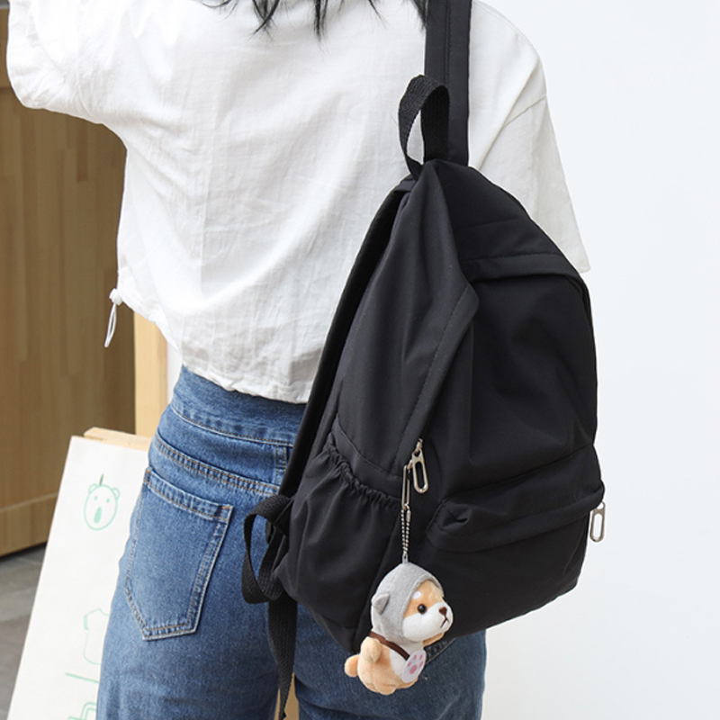 Damen-Rucksack in Unifarben, F – Canvas Backpack Casual Bewertung und Preis