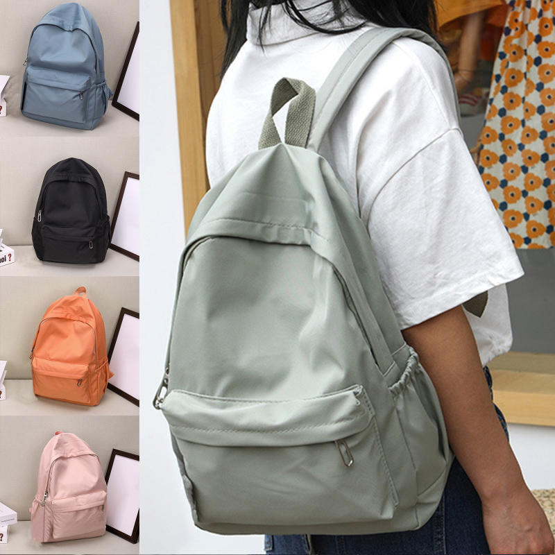 Damen-Rucksack in Unifarben, F – Canvas Backpack Casual Bewertung und Preis