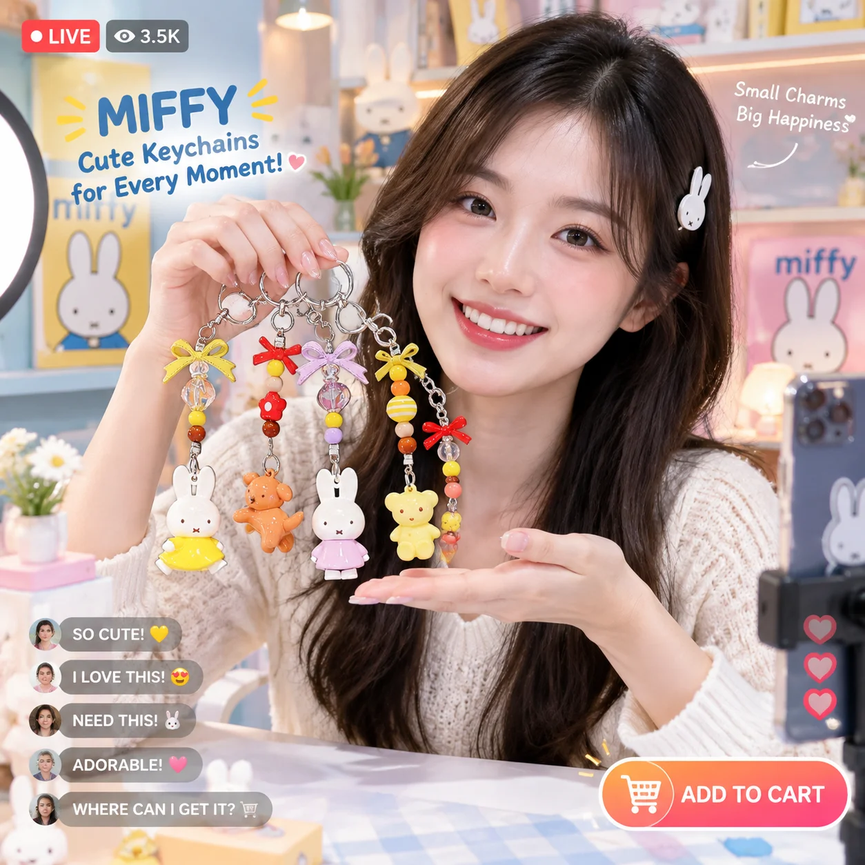 MIFFY Plüsch-Schlüsselanhänger – Fashion Backpack Women Bewertung und Preis